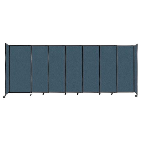 Versare StraightWall Sliding Portable Partition 15'6" x 6' Caribbean Fabric 1448584